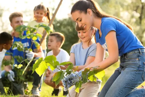 childs-learning-under-the-trees